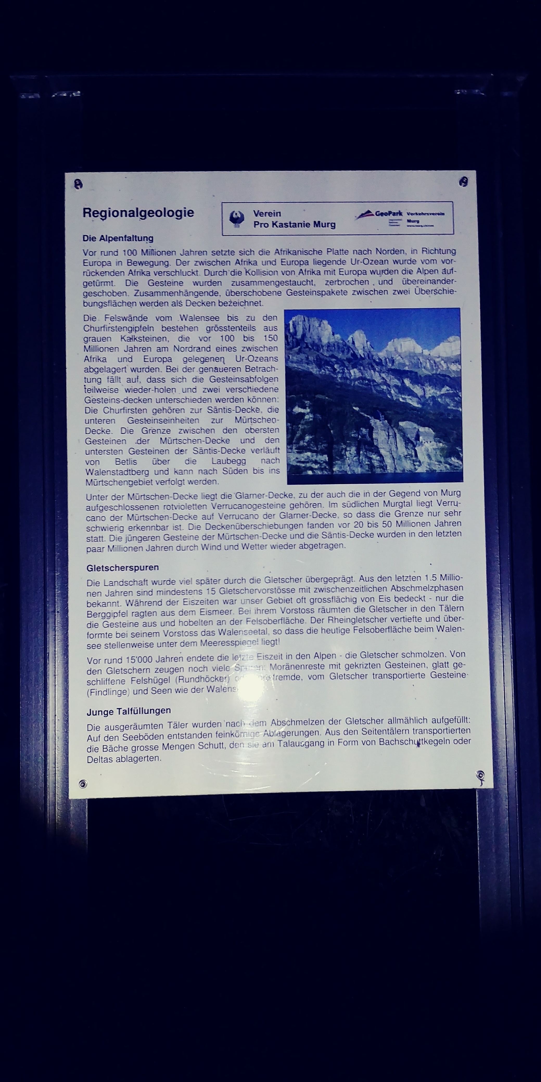 Geological alp history.